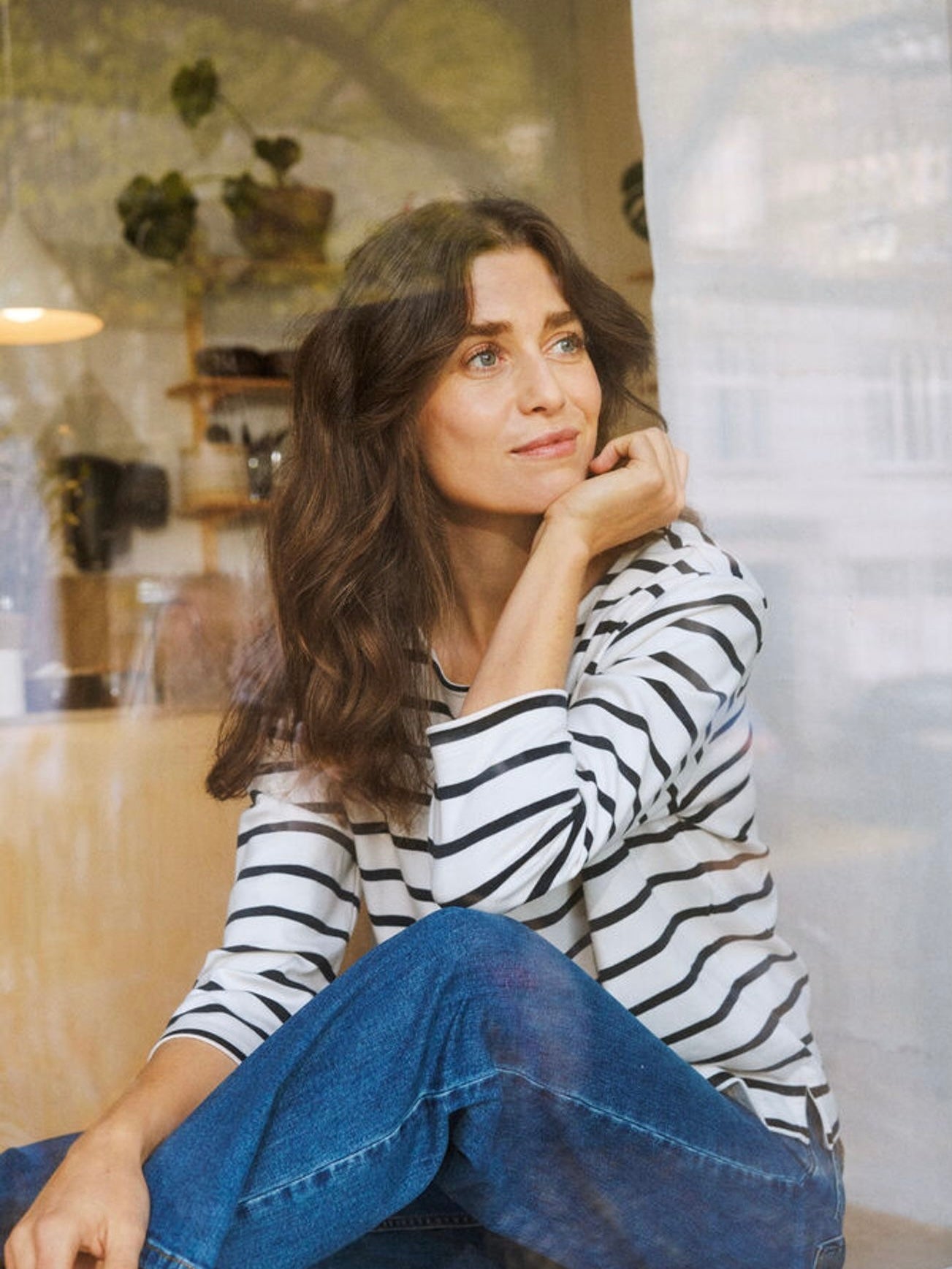 Nela PW TS, Navy/White