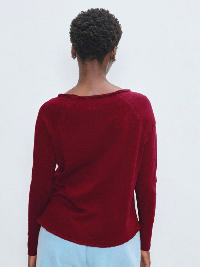 Sonoma 31, long sleeve, Burgunder