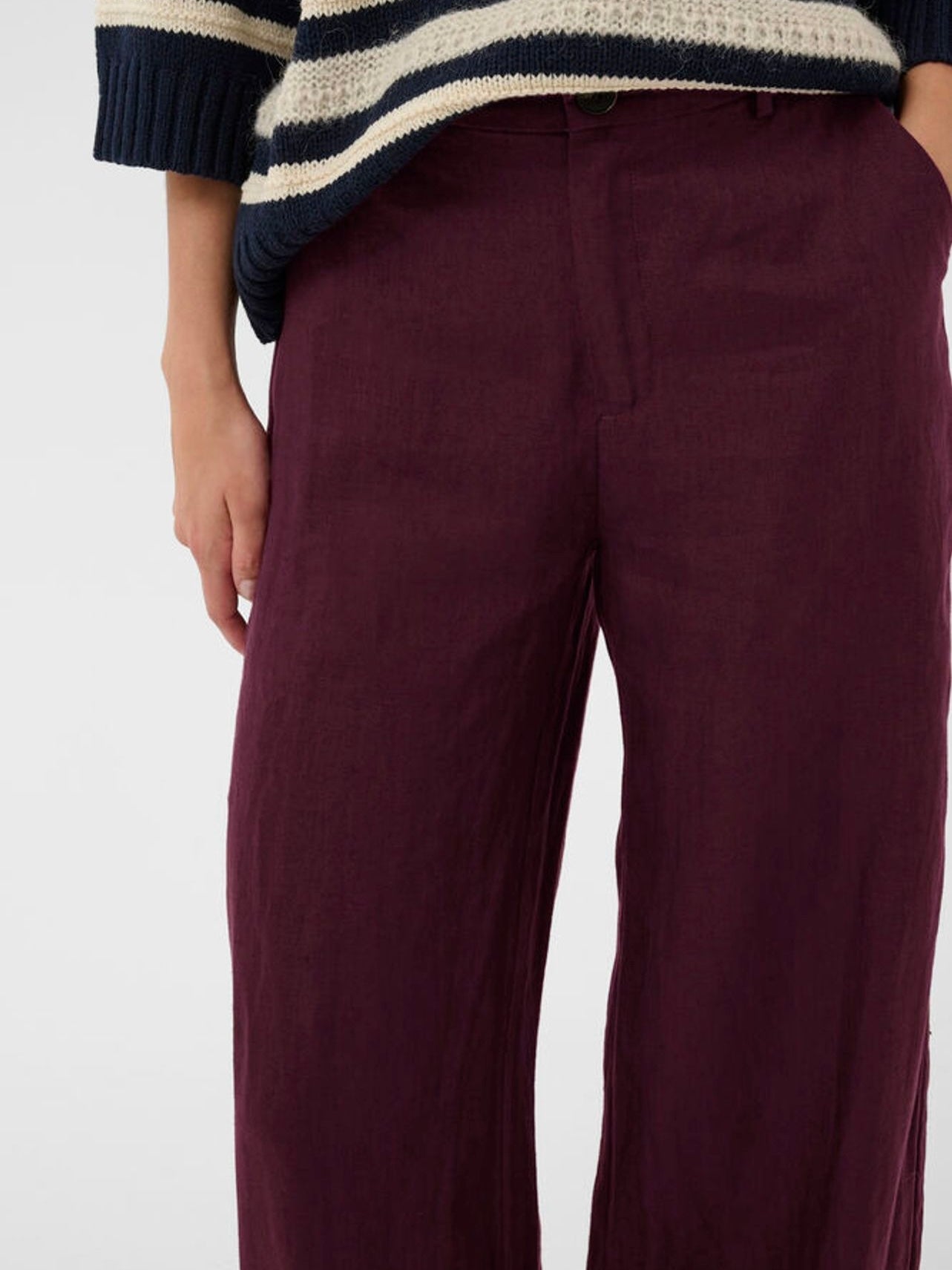 Ninnes PW Pant, Burgunder