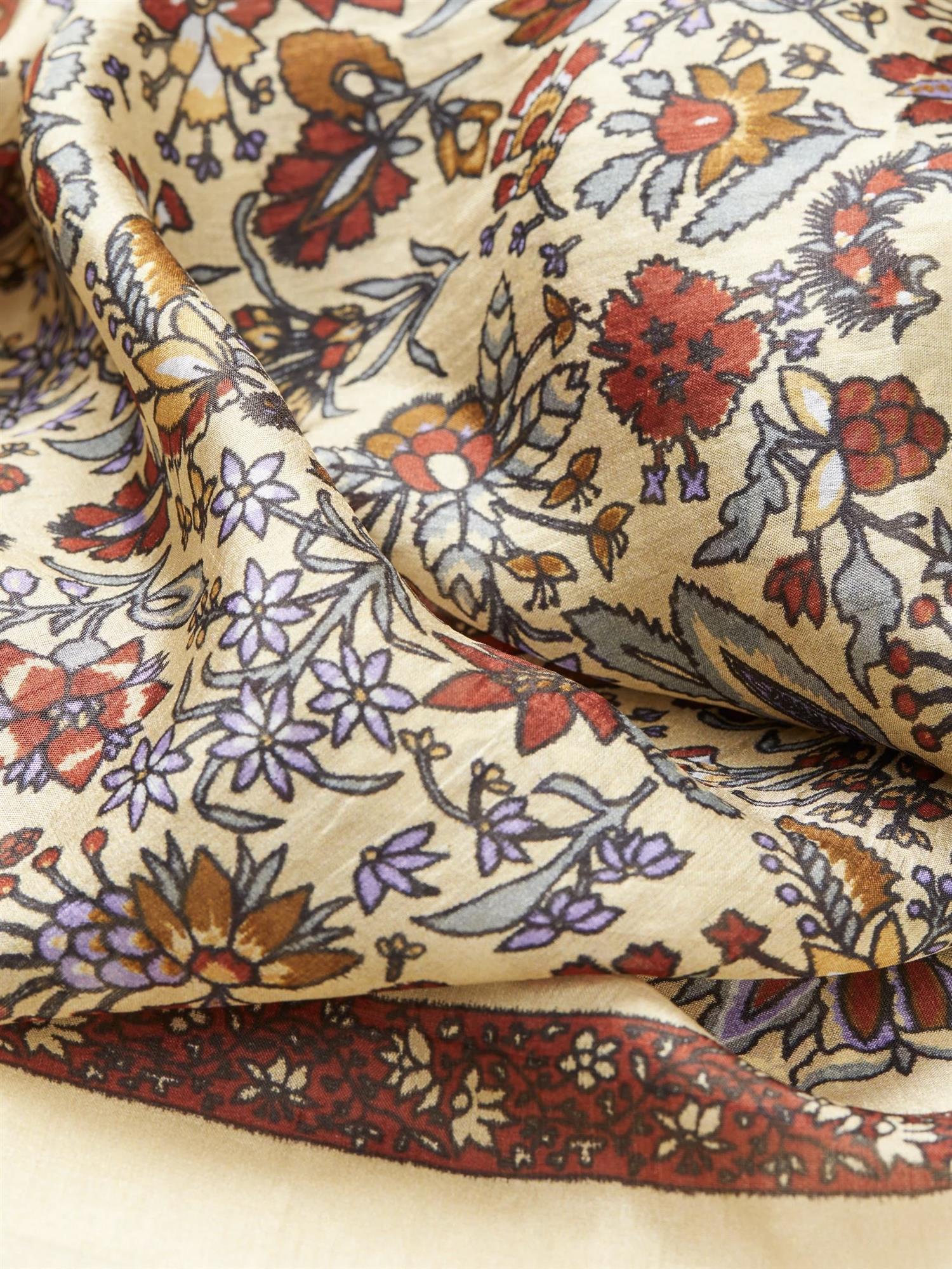 Tapisflora Taby Sia scarf, White