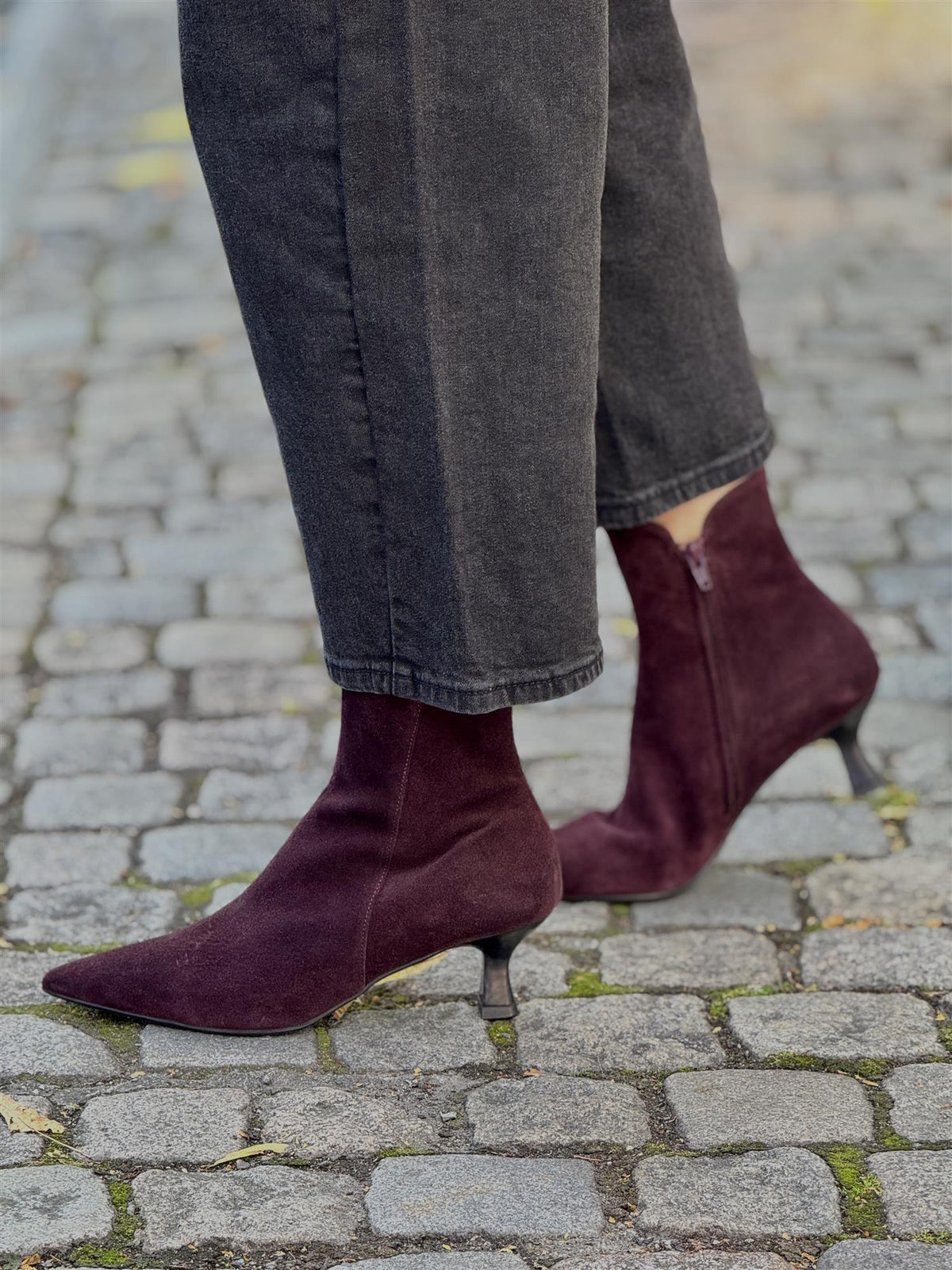 Mulberry Babysilk Suede 558, Burgunder