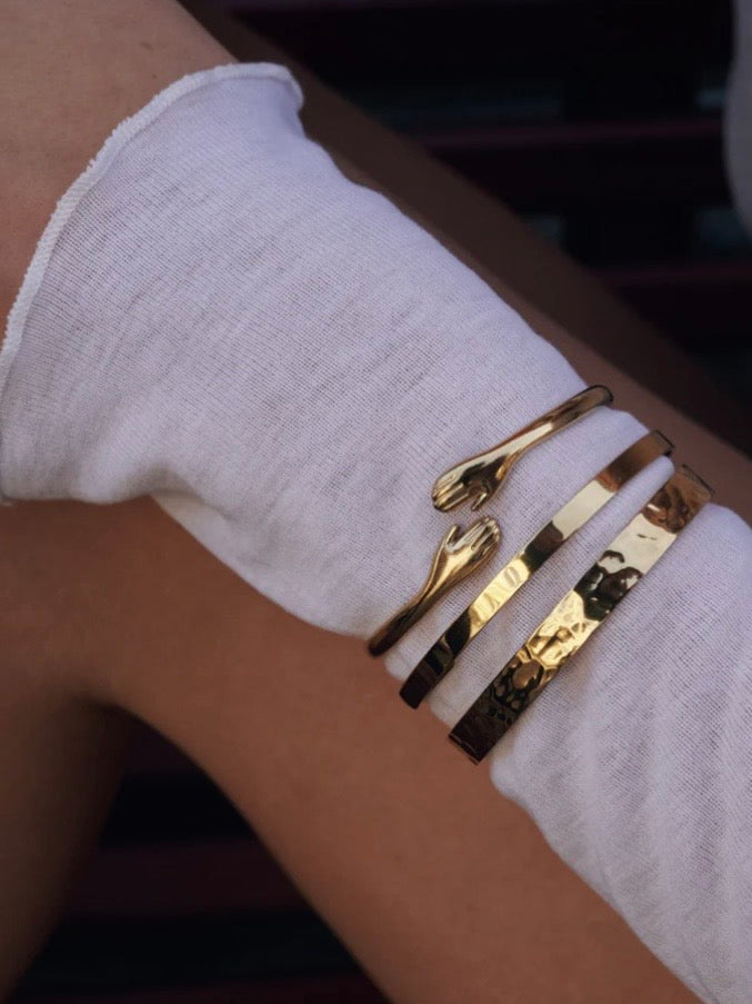 Kara - Friendship Bracelet Stainless Steel - Gold