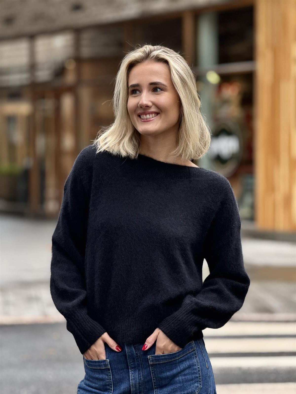 MALOU Pullover, Black