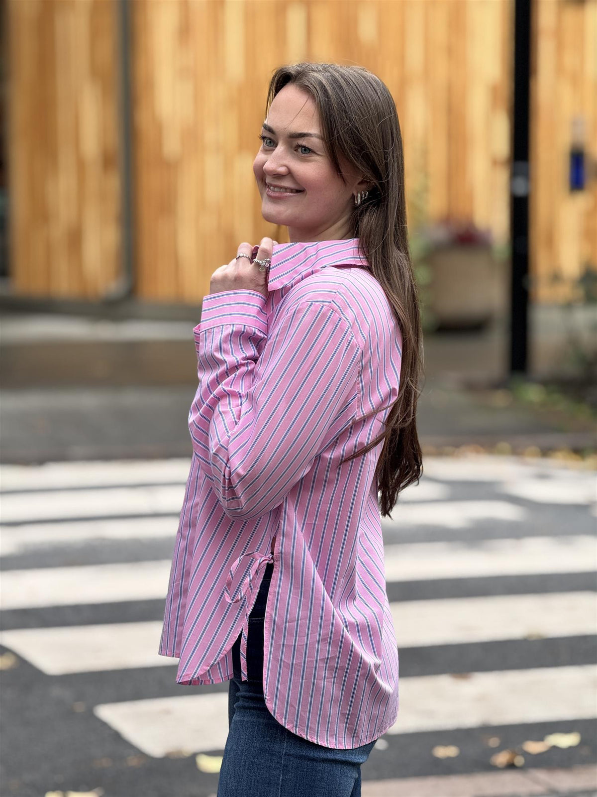 Amber Shirt, Pink