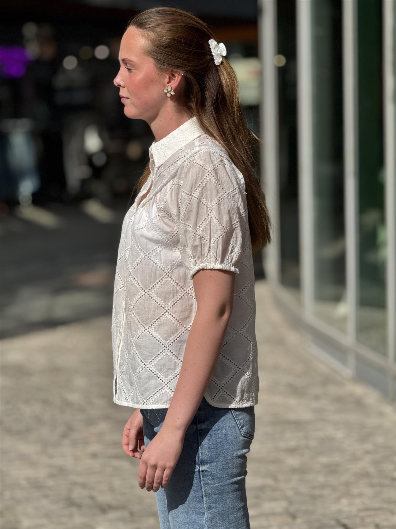 LR-ROW 2 Shirt, White