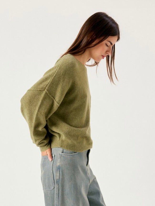 Damsville Pullover, Green