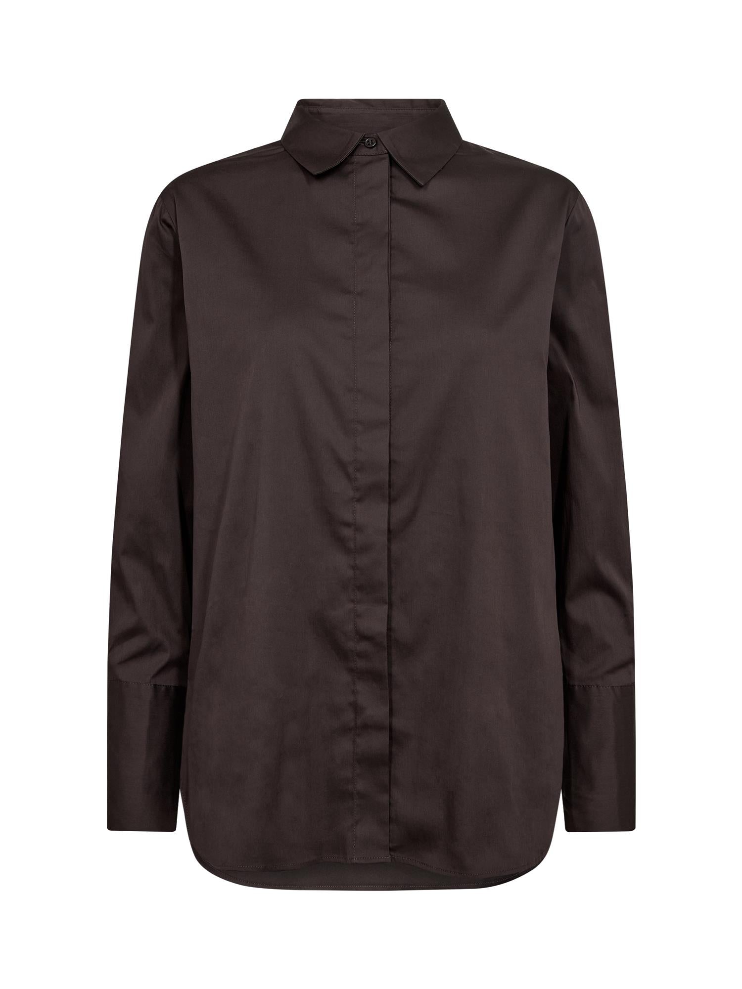 Bettina Classic Shirt, Brown
