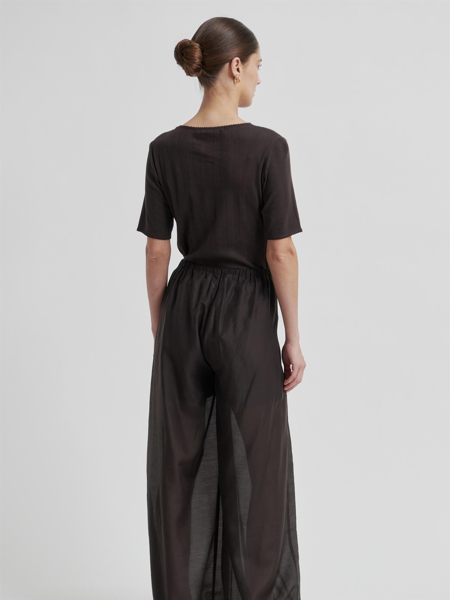 Rosia SS Tee, Dark Brown