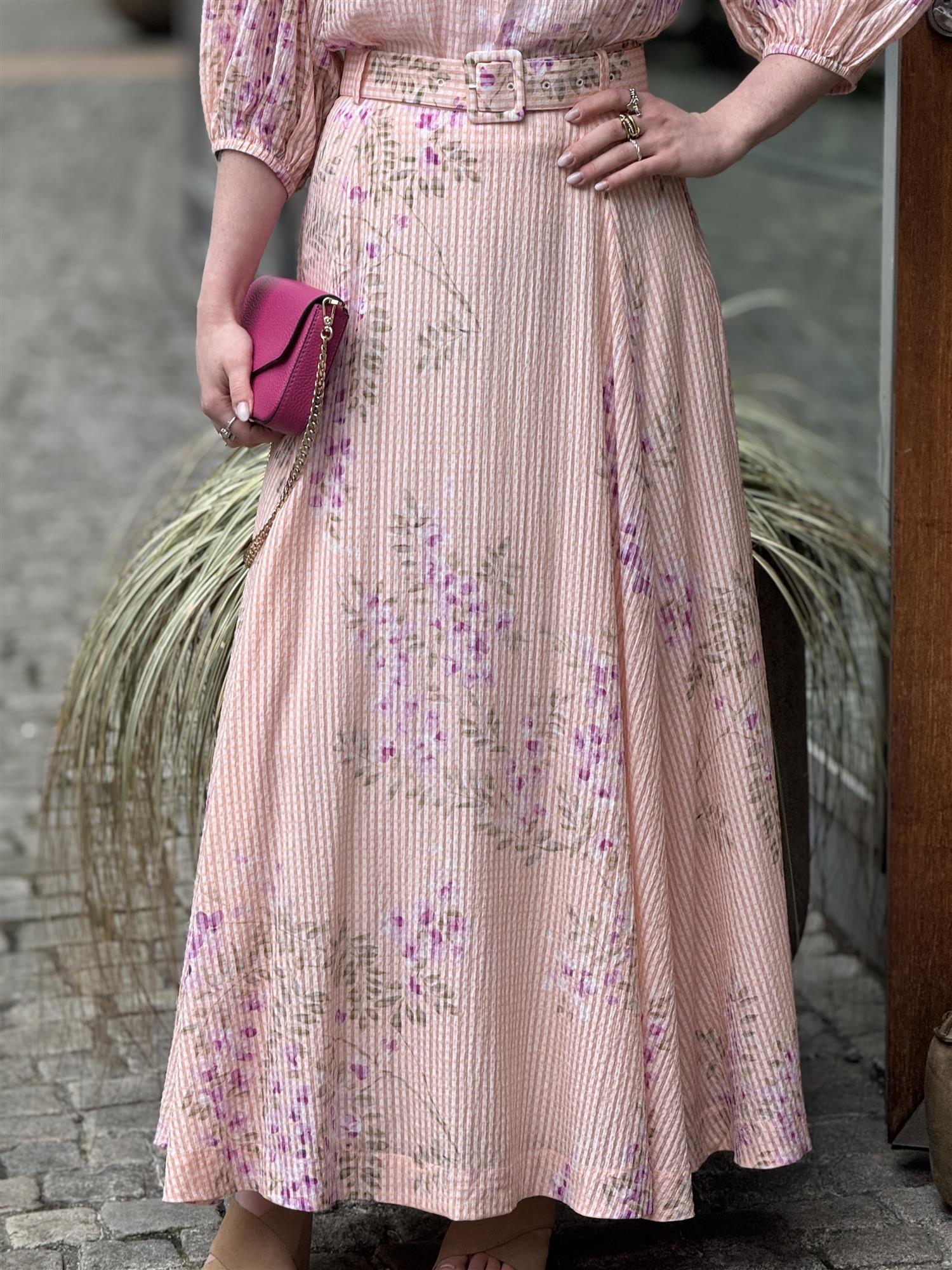 Checks Maxi Skirt, Flourish