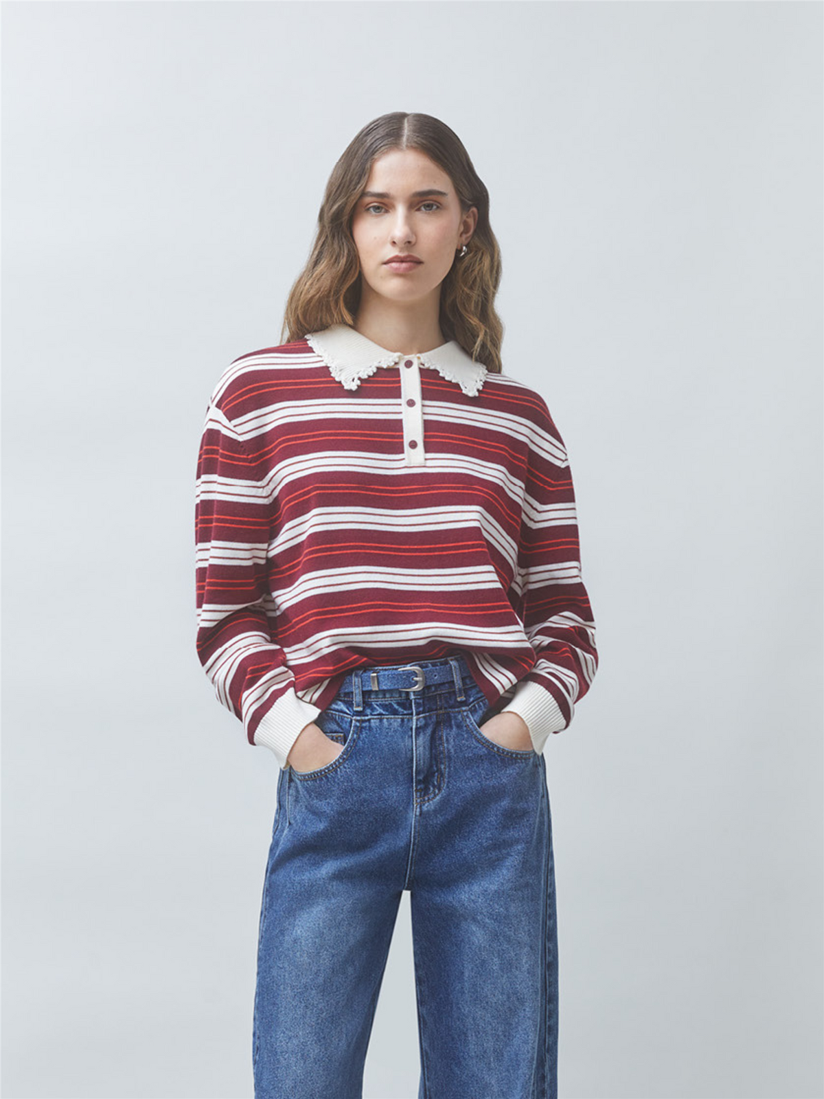 PREGO Sweater, Burgunder