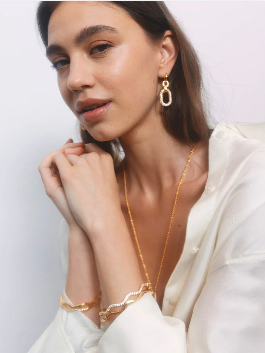 Amelia Bangle, Bracelet White