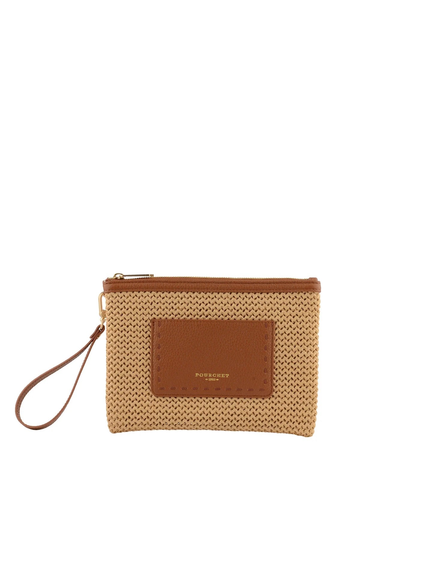 Cassis Straw Clutch