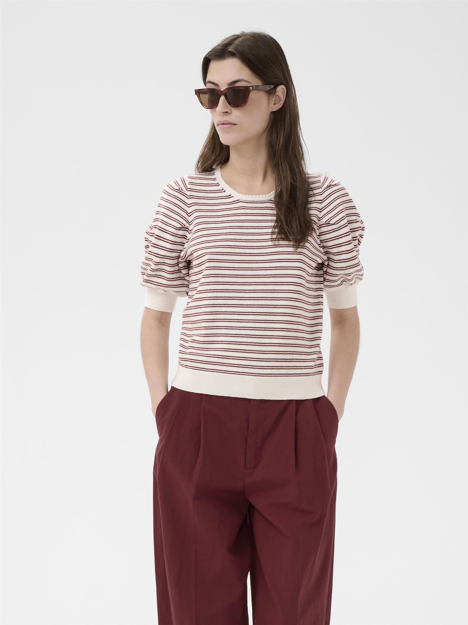 Varaian PW Pullover, Red/White