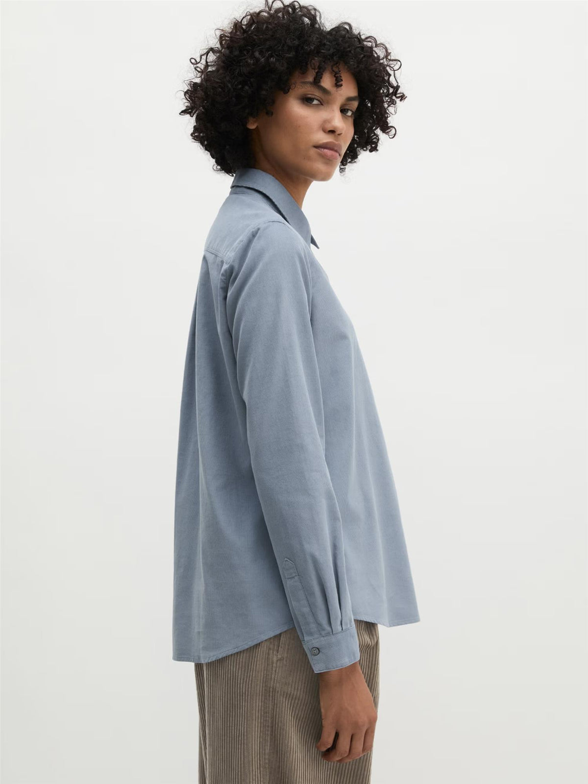 Woven Blouse, Stormy Sea
