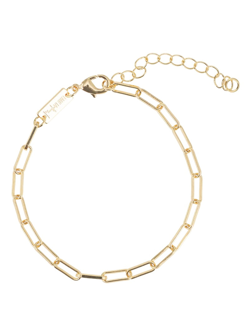 Bracelet, Thick Chain, 16-20 cm, Gold