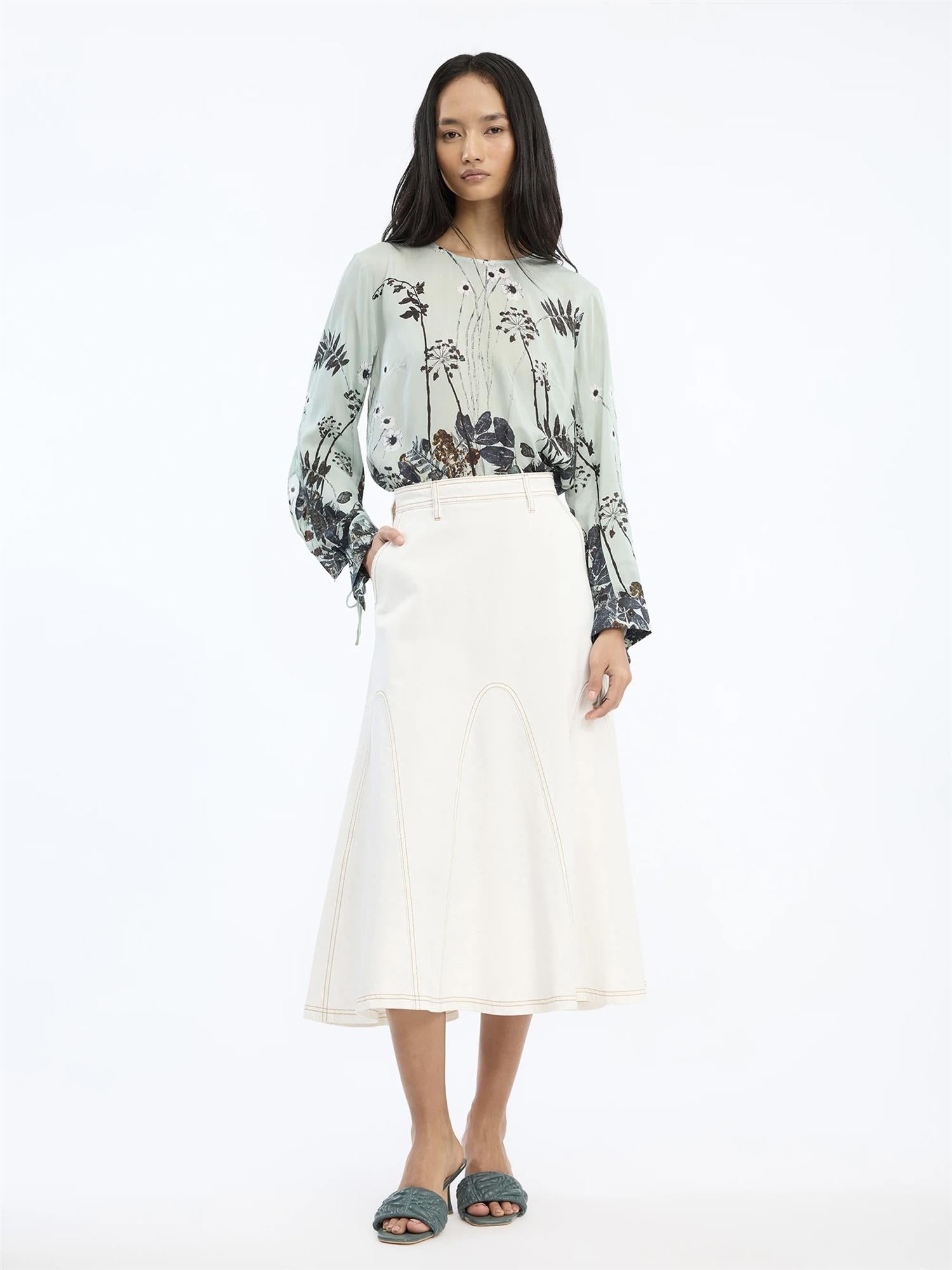 Basilia Blouse, Mint