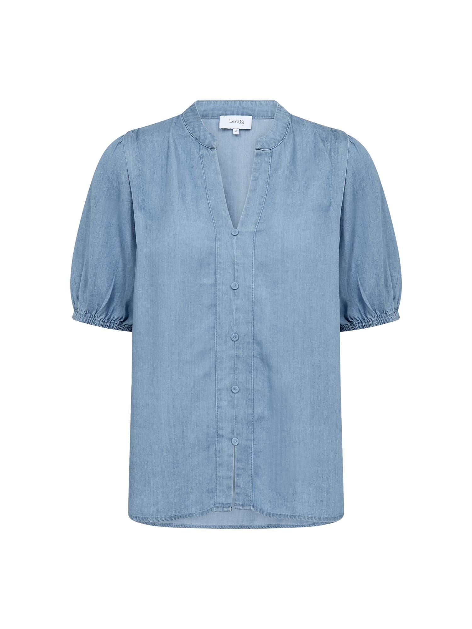 LR-RORA 1 Blouse, Blue denim