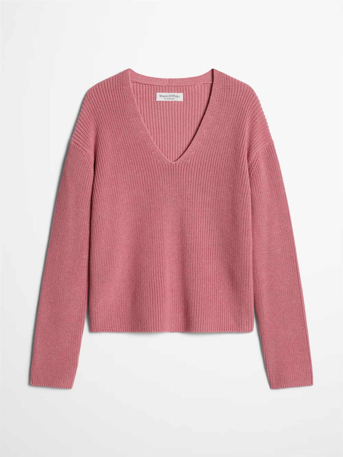 Pullover, V-Neck, Berry Rose