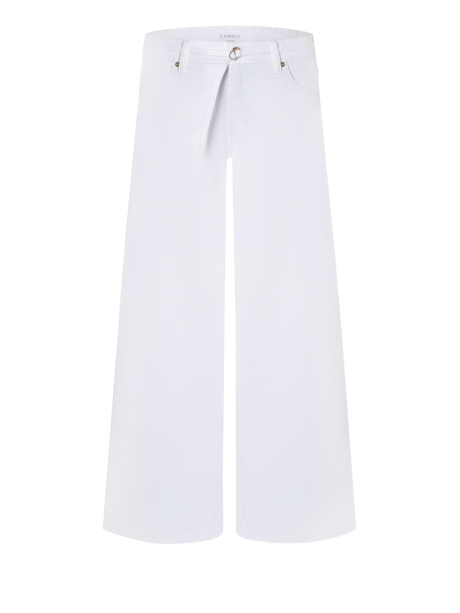 Palazzo Cropped, Fresh White