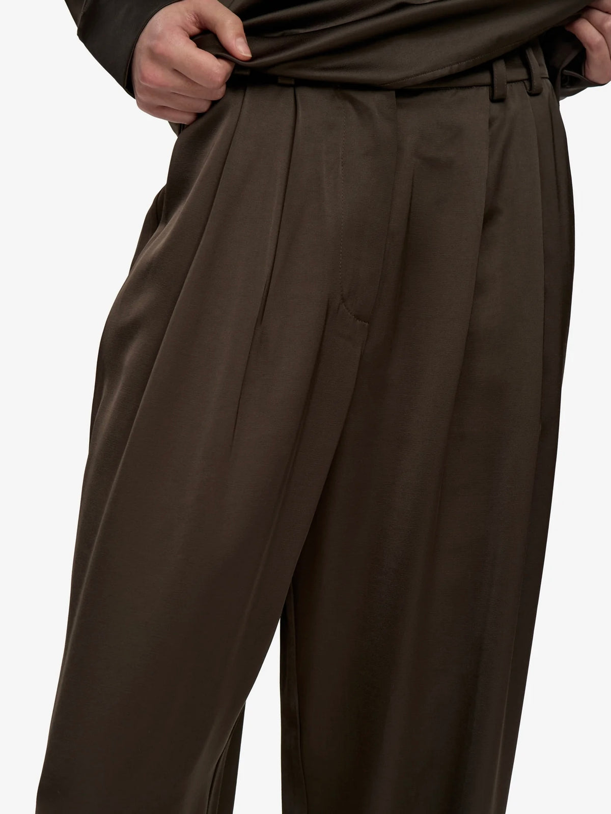 Aimee Pants, Dark Brown