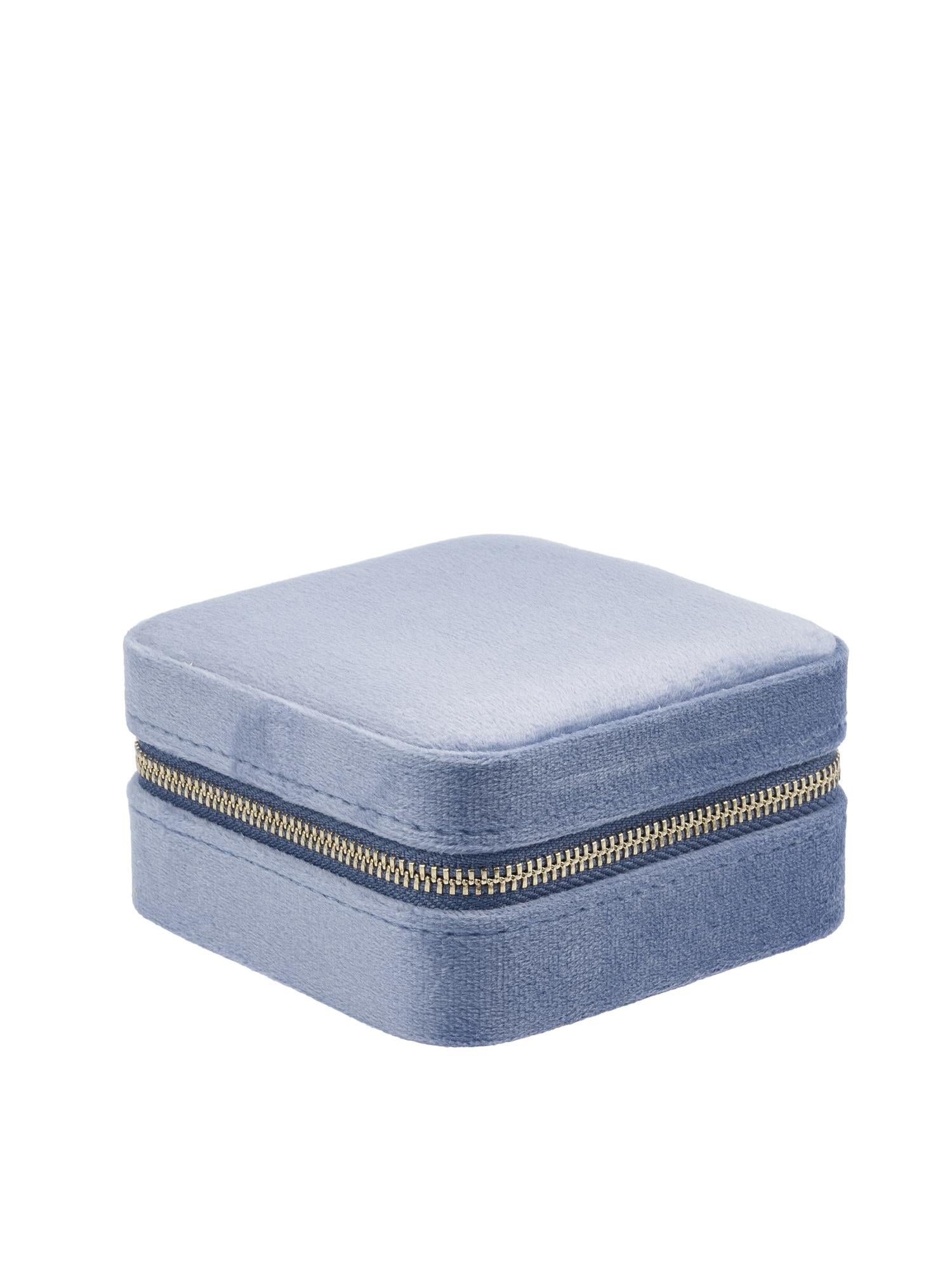 Velvet Jewellery Box Mini, Blue