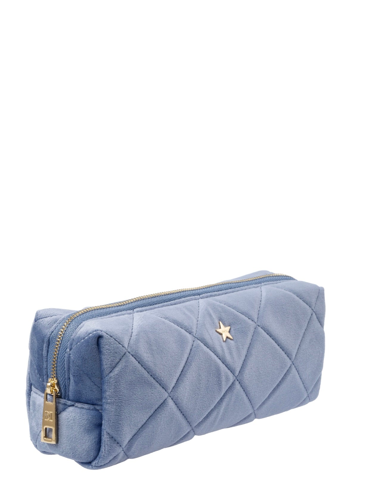Velvet Quilted Tool Pouch, Blue