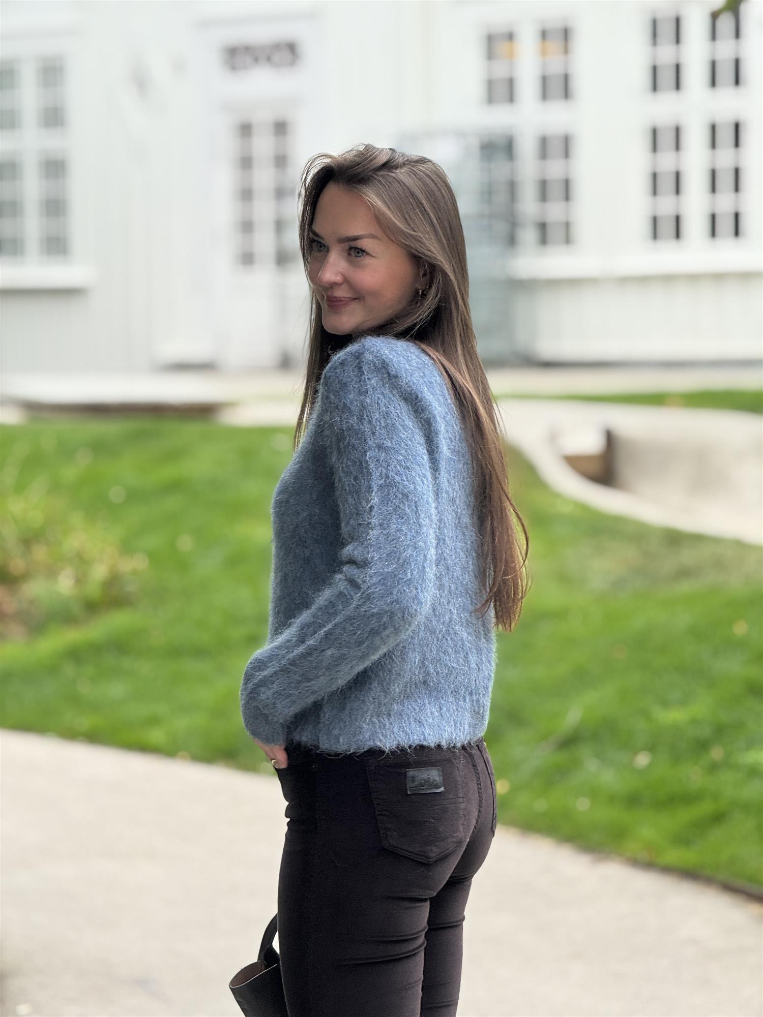 Hairy Knit Jacket