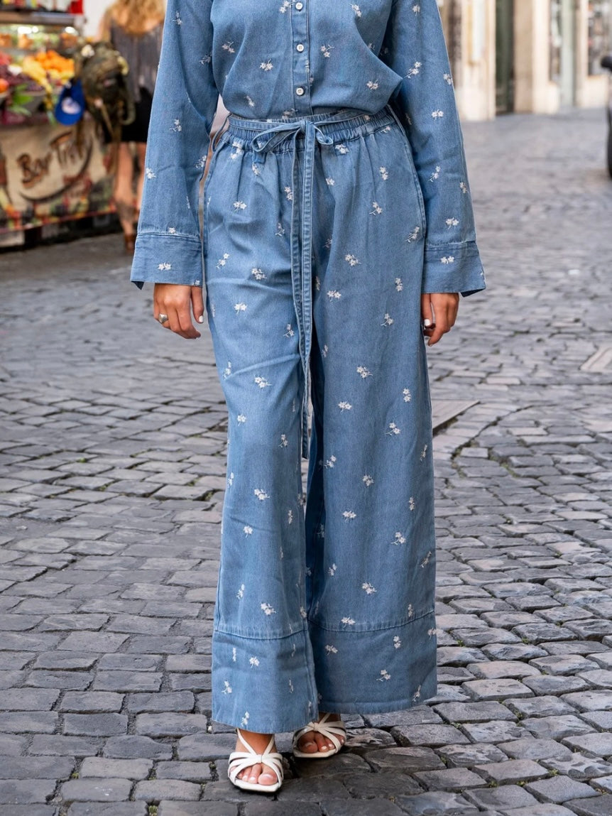 Elida Pant, Denim Fiore