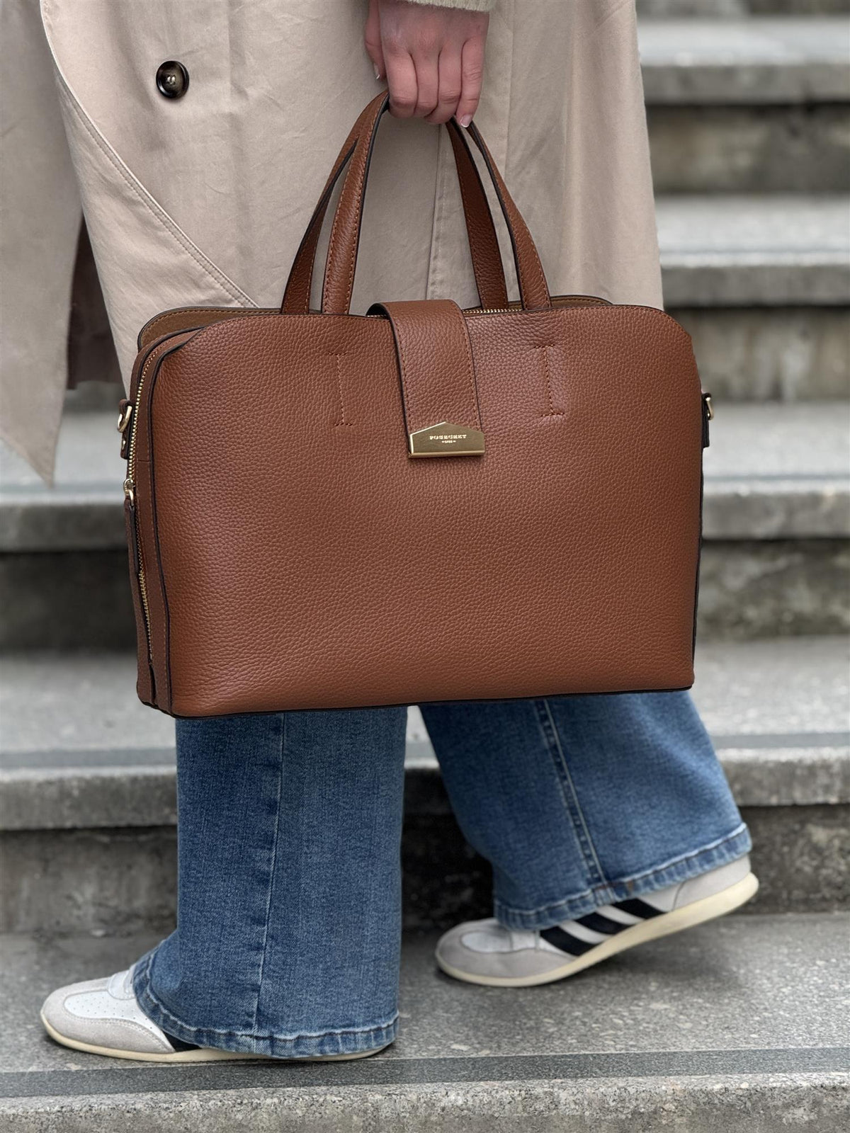 Cavalcade Business bag, Gold
