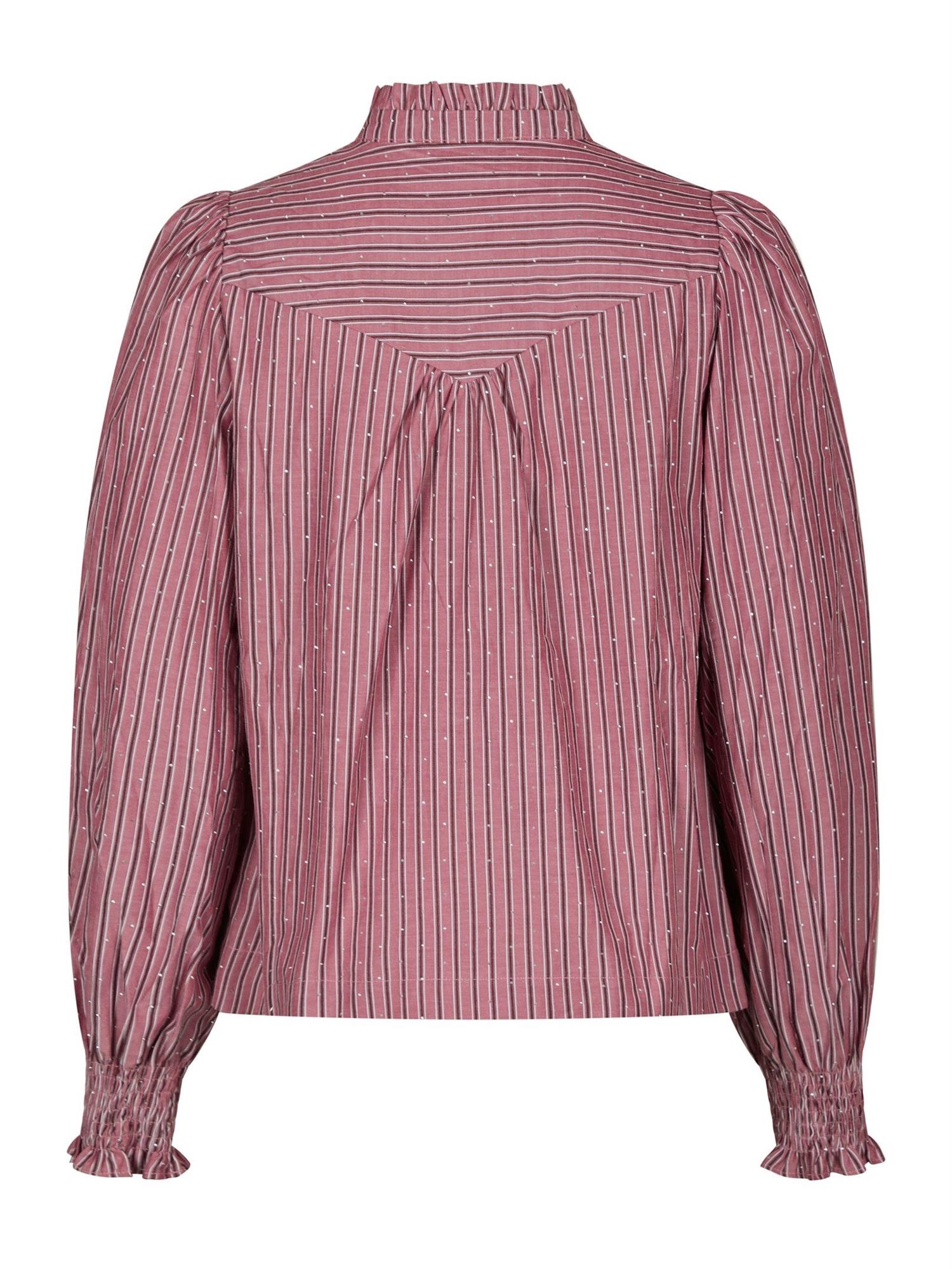 Astrida Soft Stripe Stone Blouse