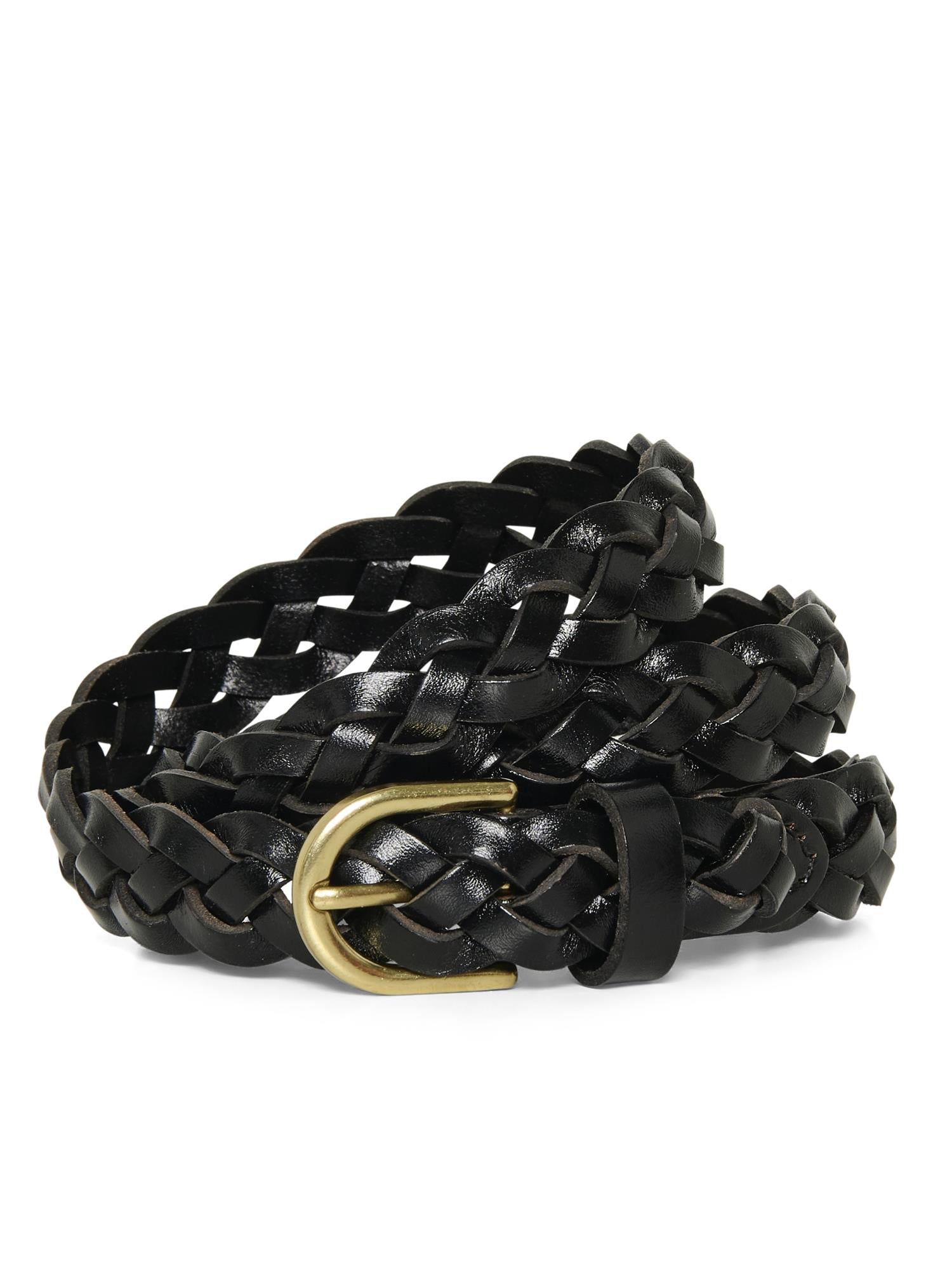 Mari PW Belt, Black Metallic