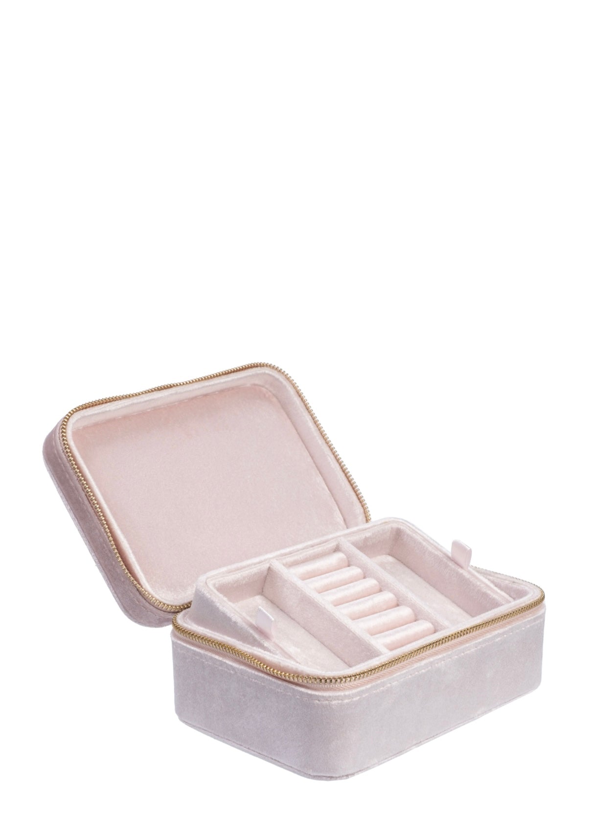 Velvet Jewellery Box, Rose