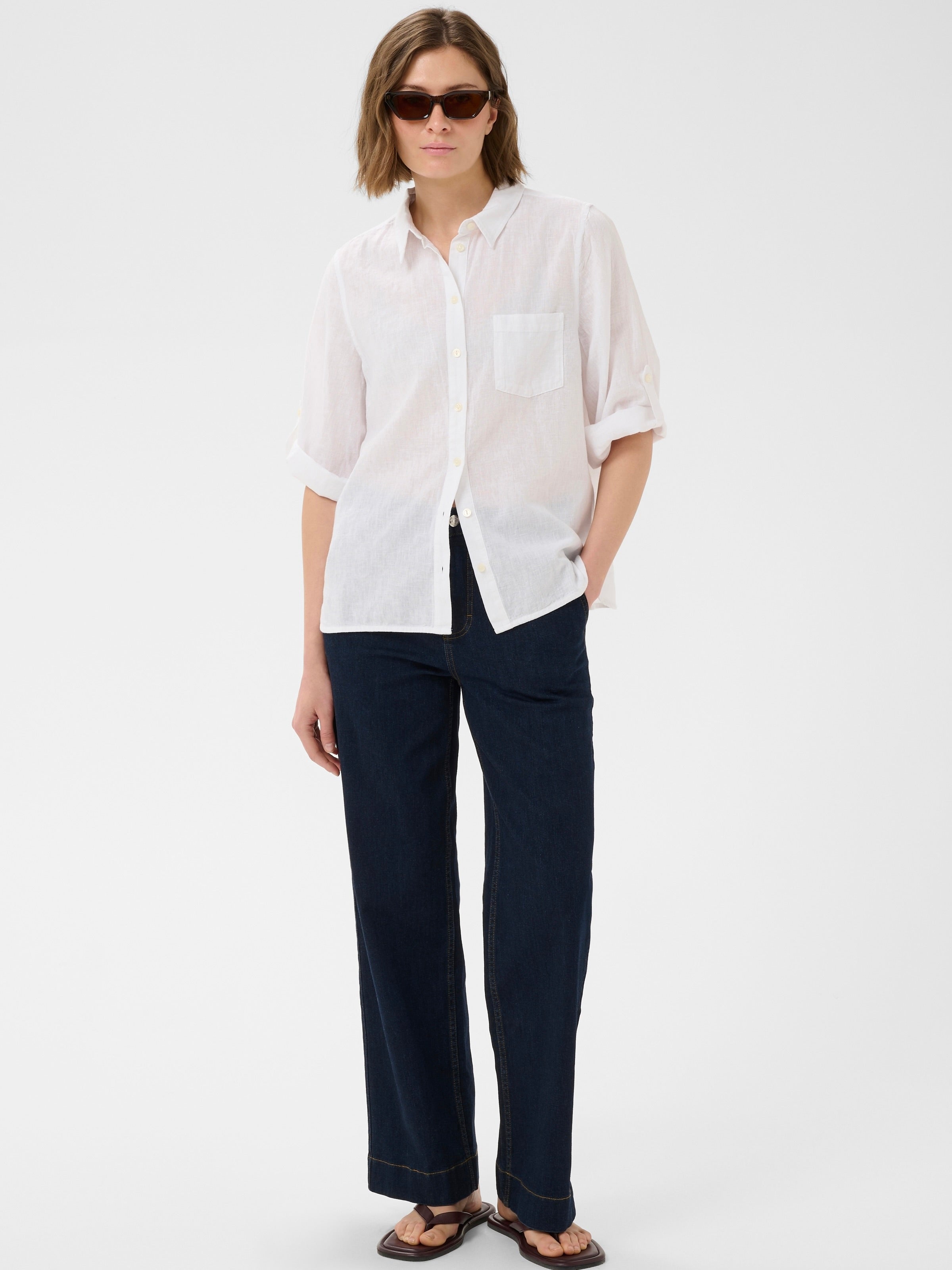 Cindie PW Shirt, White