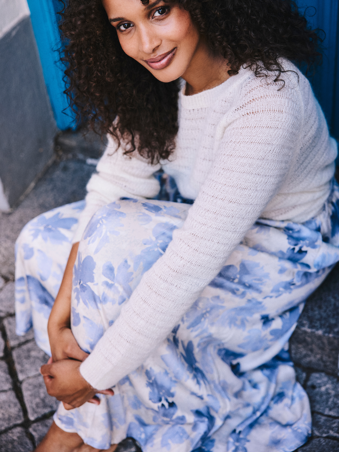 Nachelle Skirt, Blue