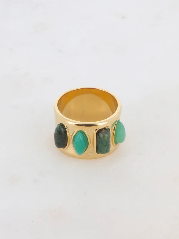 Ring, Precious stone, Green