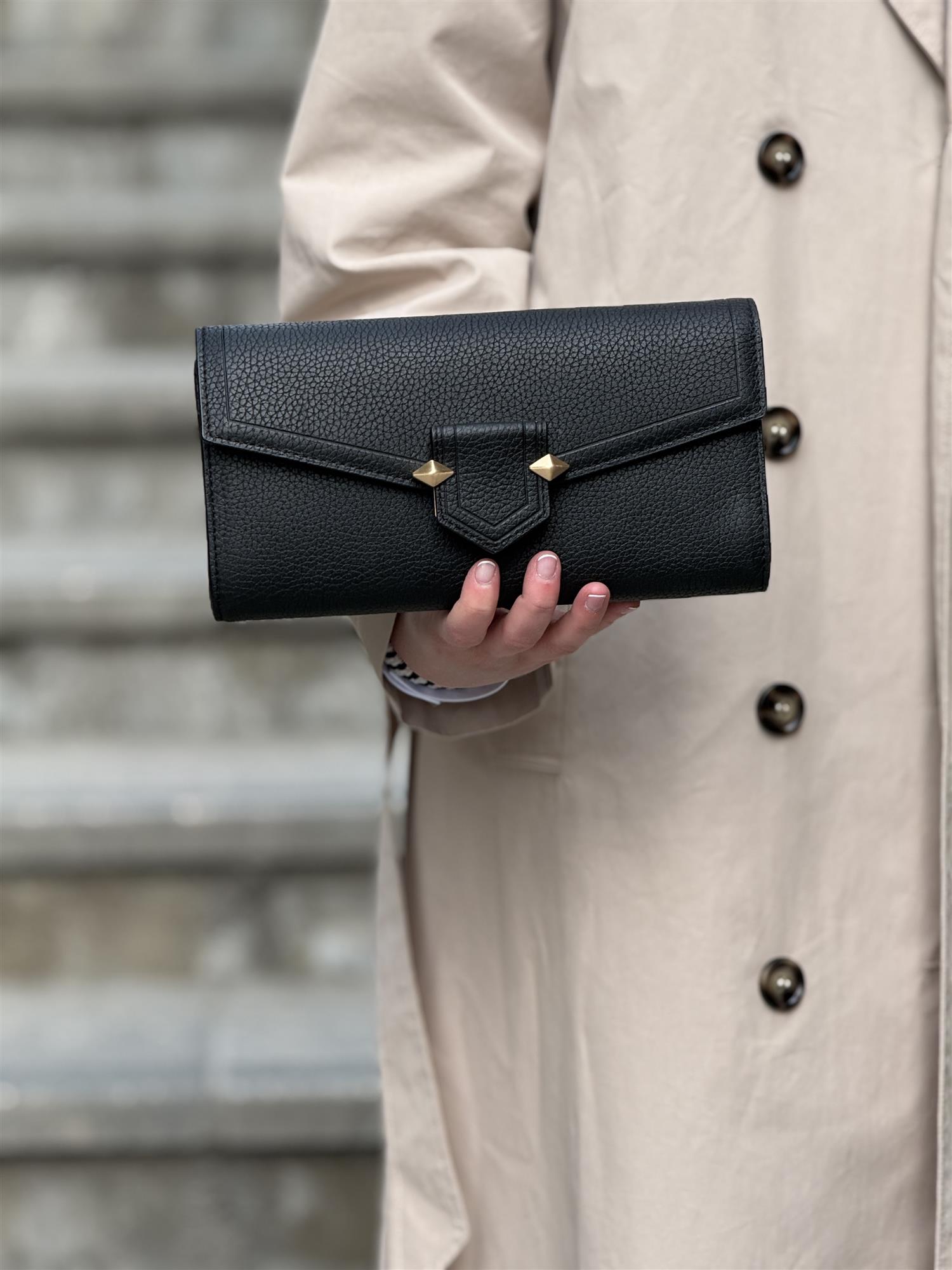 Sevres Clutch, Black