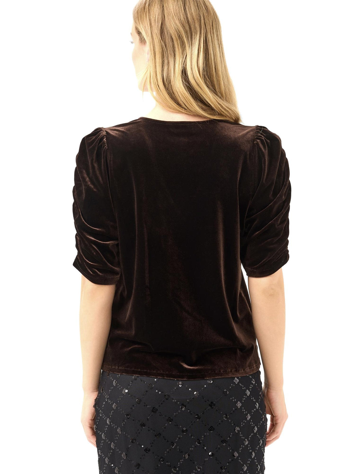 Valeriia PW Blouse, Brown