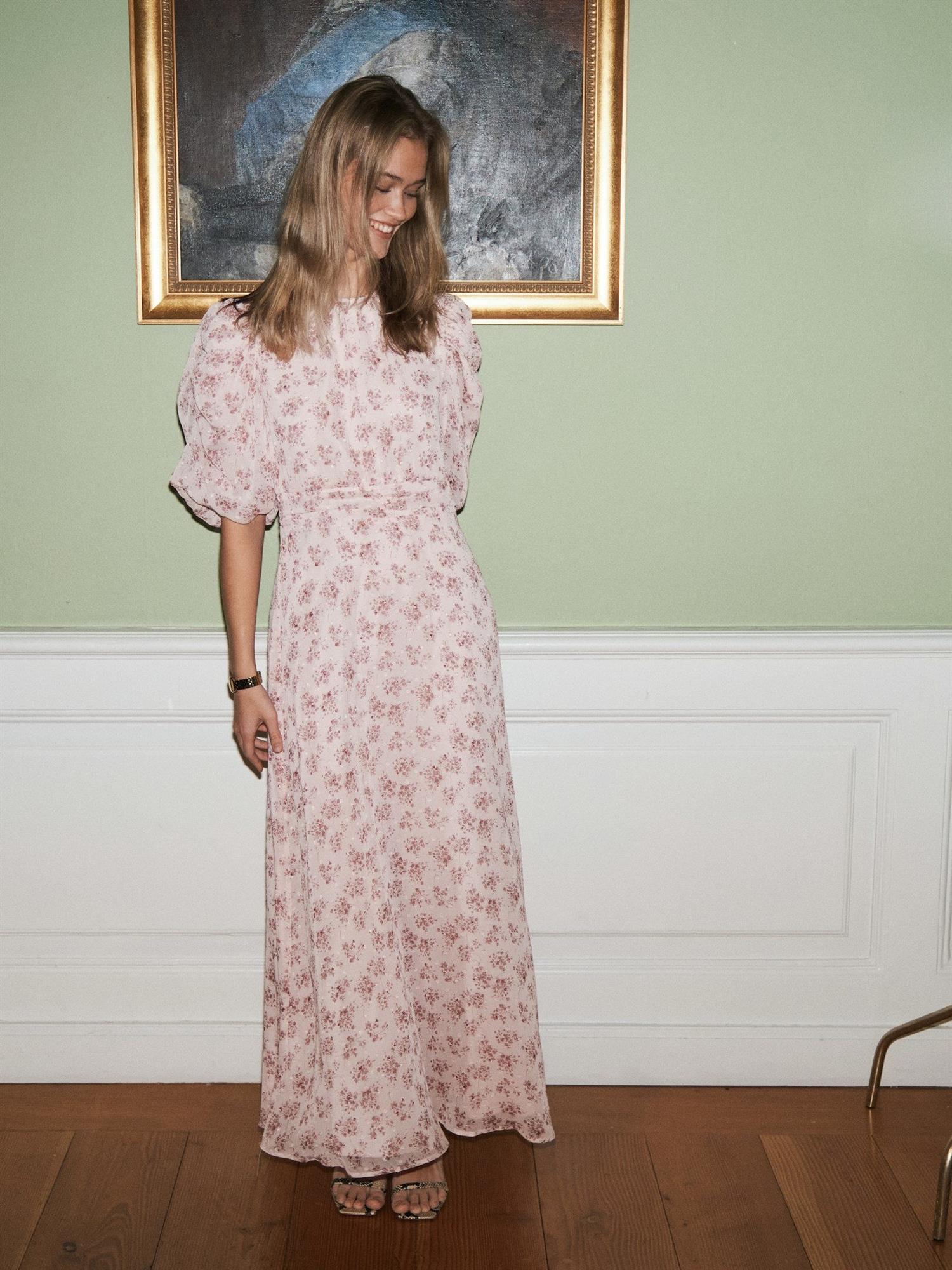 Kikka Chiffon Flower Dress