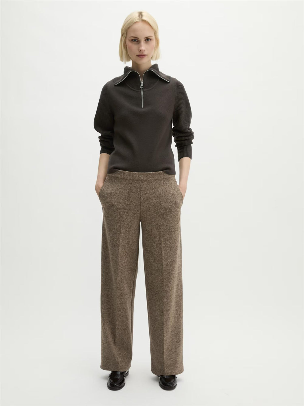 Jersey Pant, Dark Brown