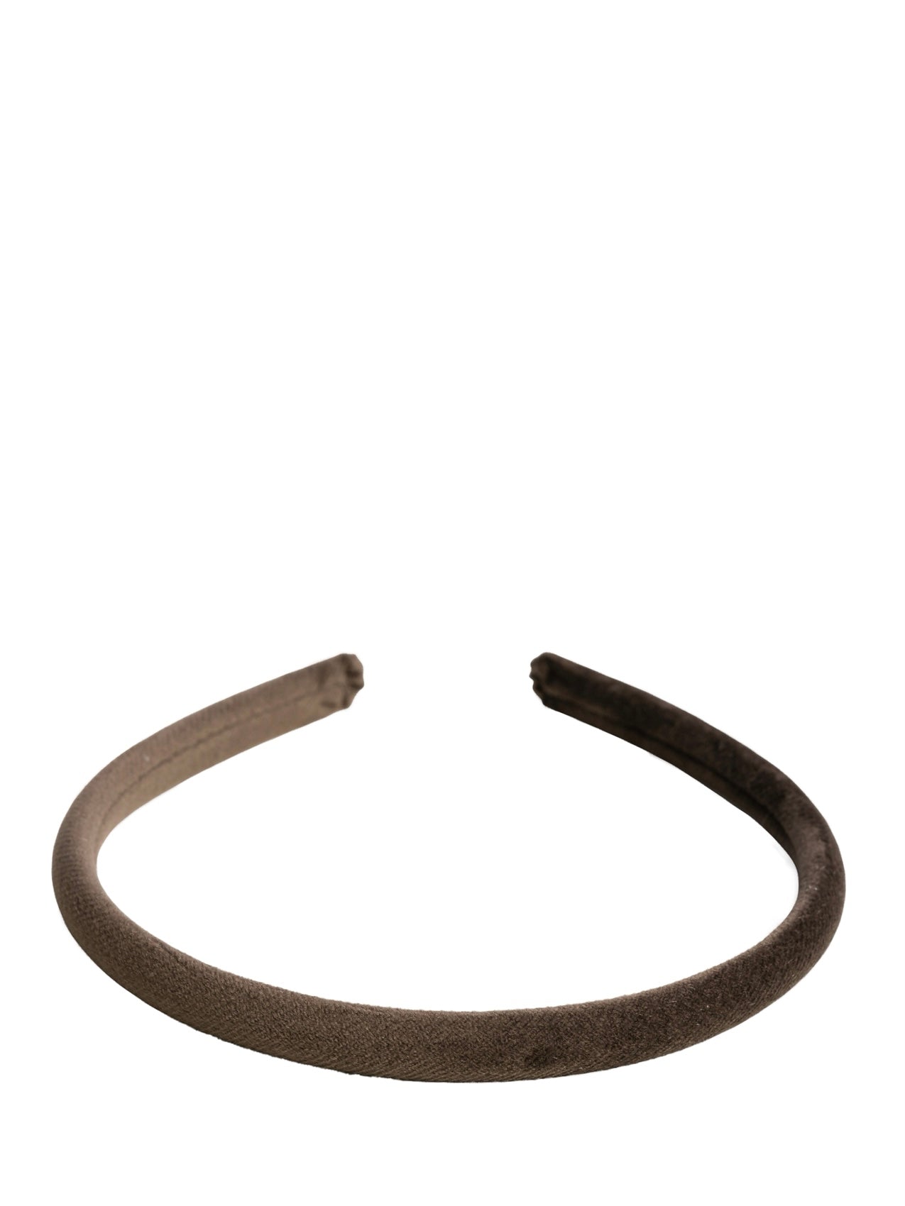 Velvet Hair Band Thin, Brown