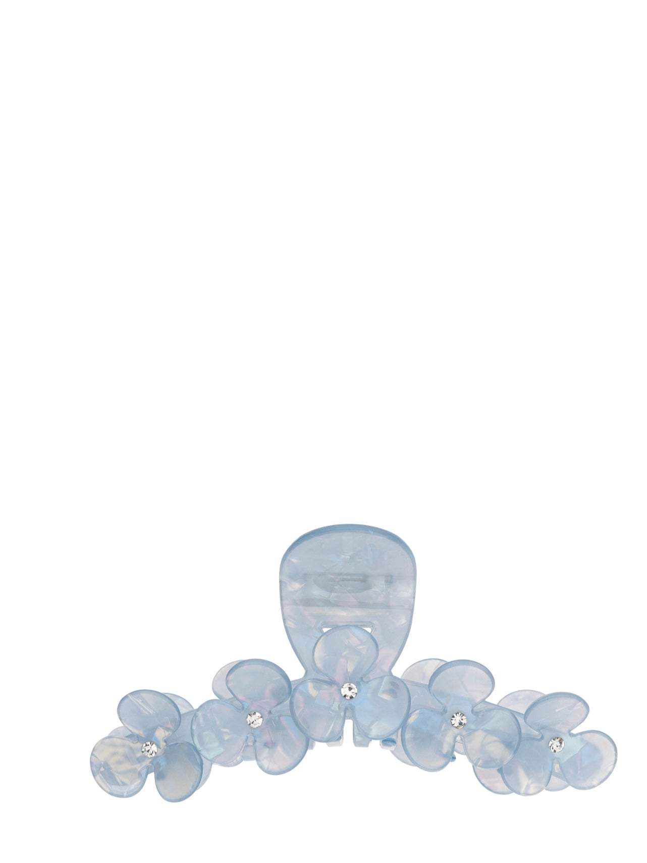 Flower Hair Claw X Large, Cool Blue
