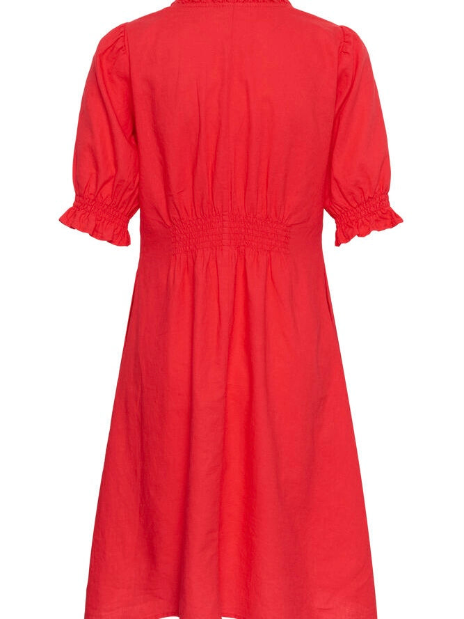 EDITH IW RIGITTA DRESS, Red