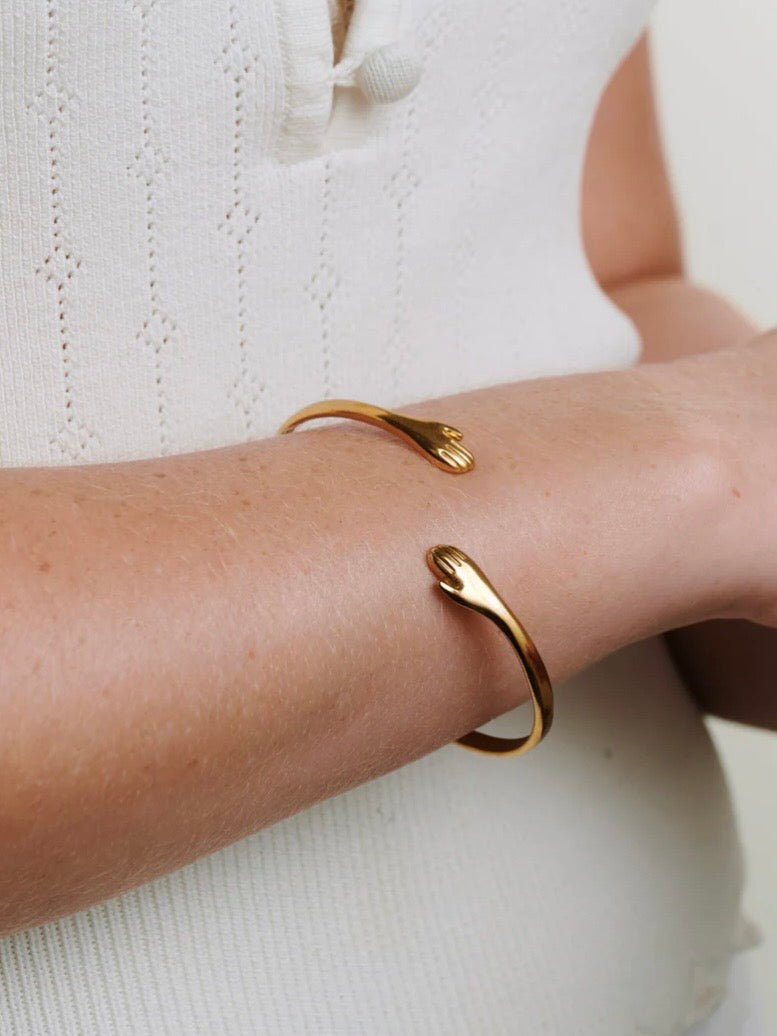 Kara - Friendship Bracelet Stainless Steel - Gold