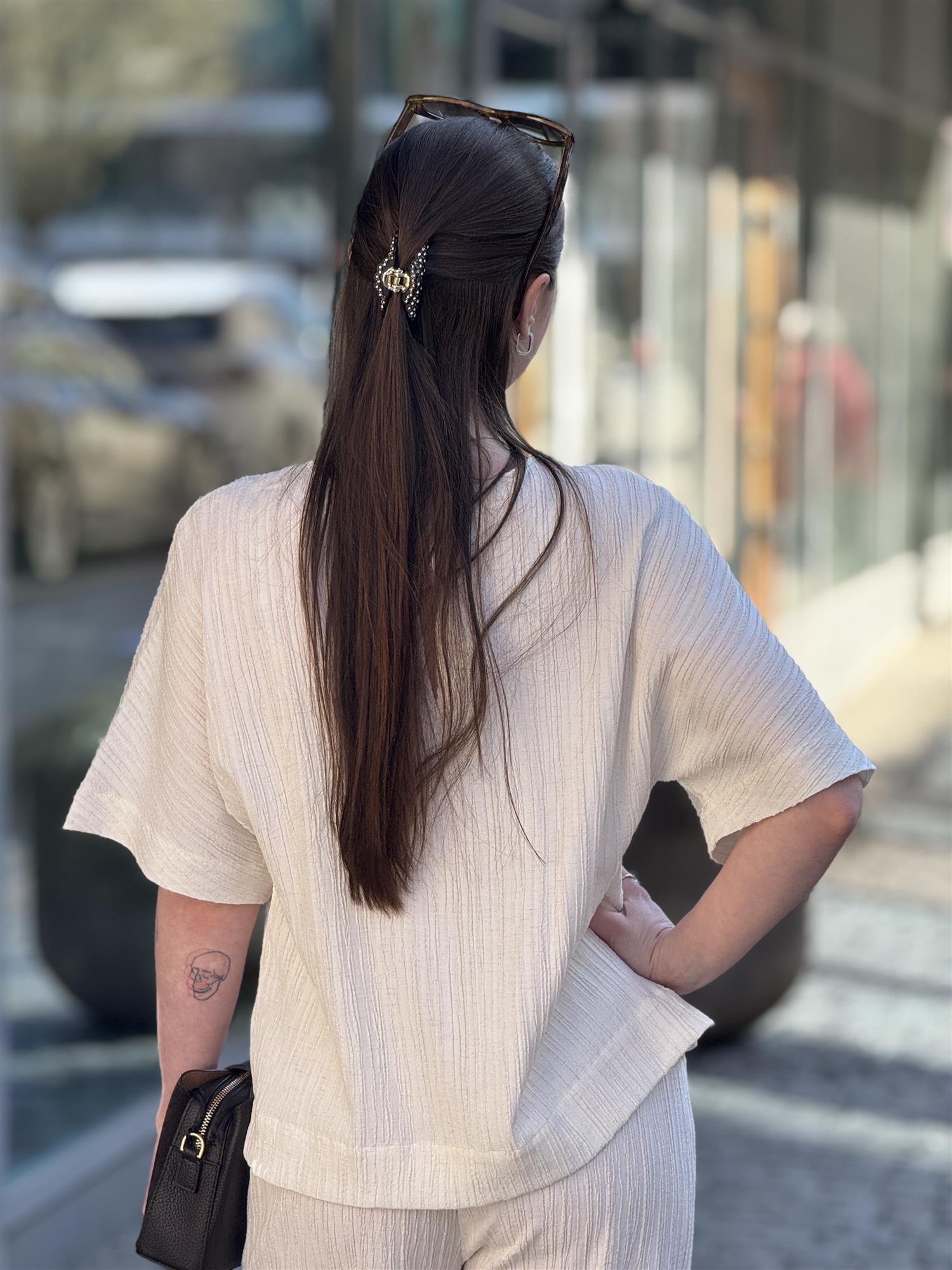 LR-REMY 1, Blouse, Cream