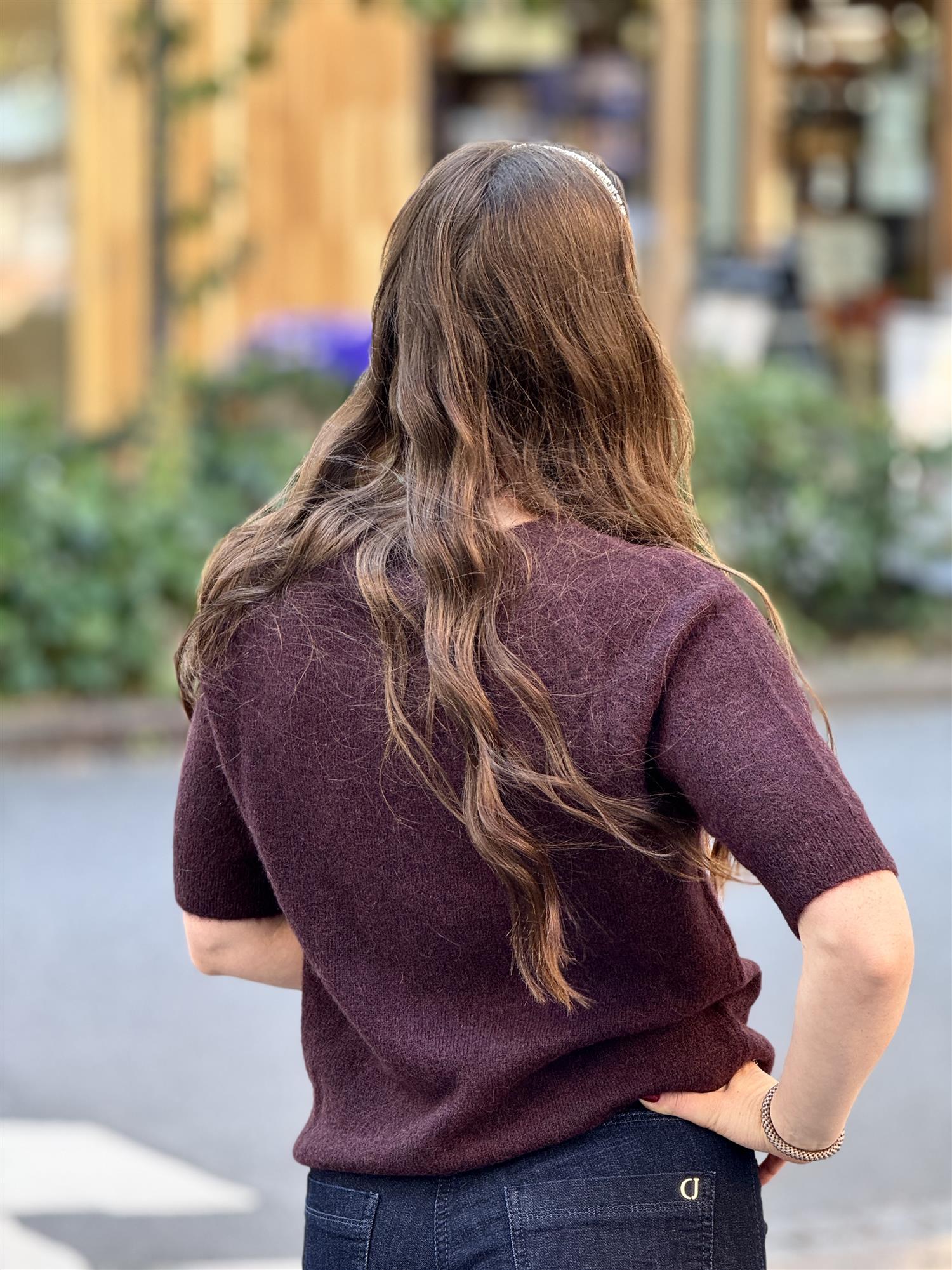 Georgina Pullover, Aubergine