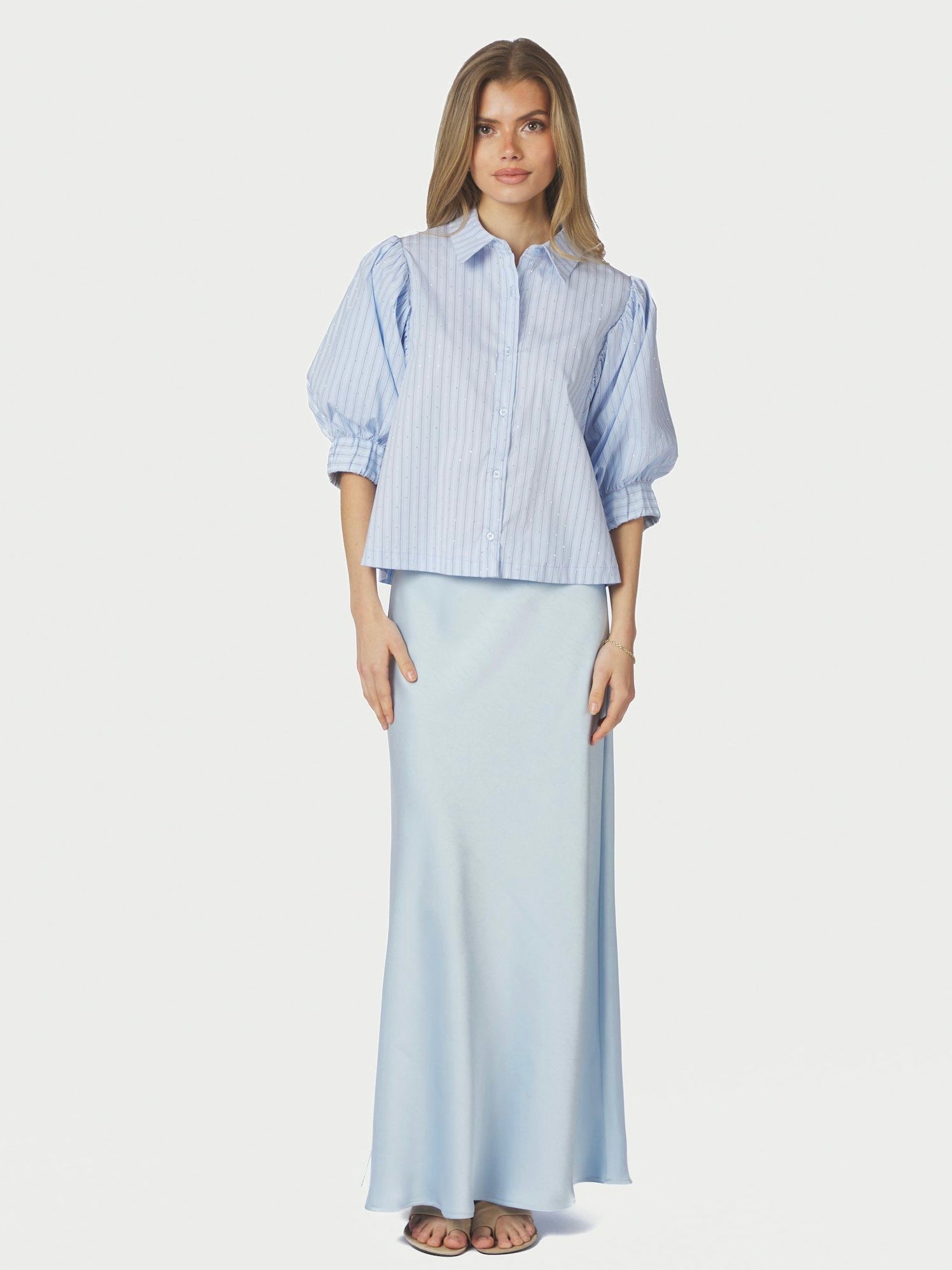 Etta Stripe Stone Shirt