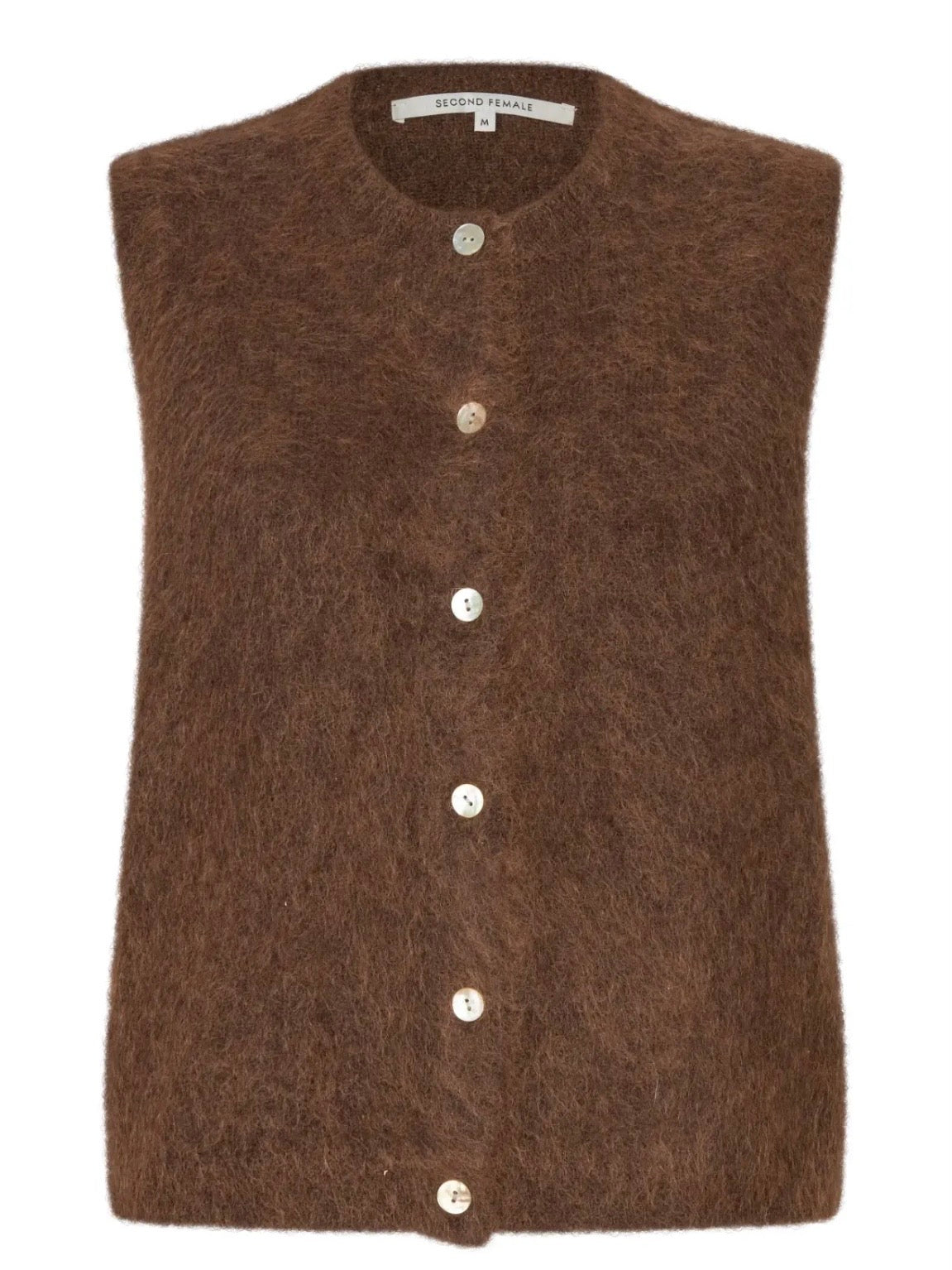 Brook Knit Button Vest