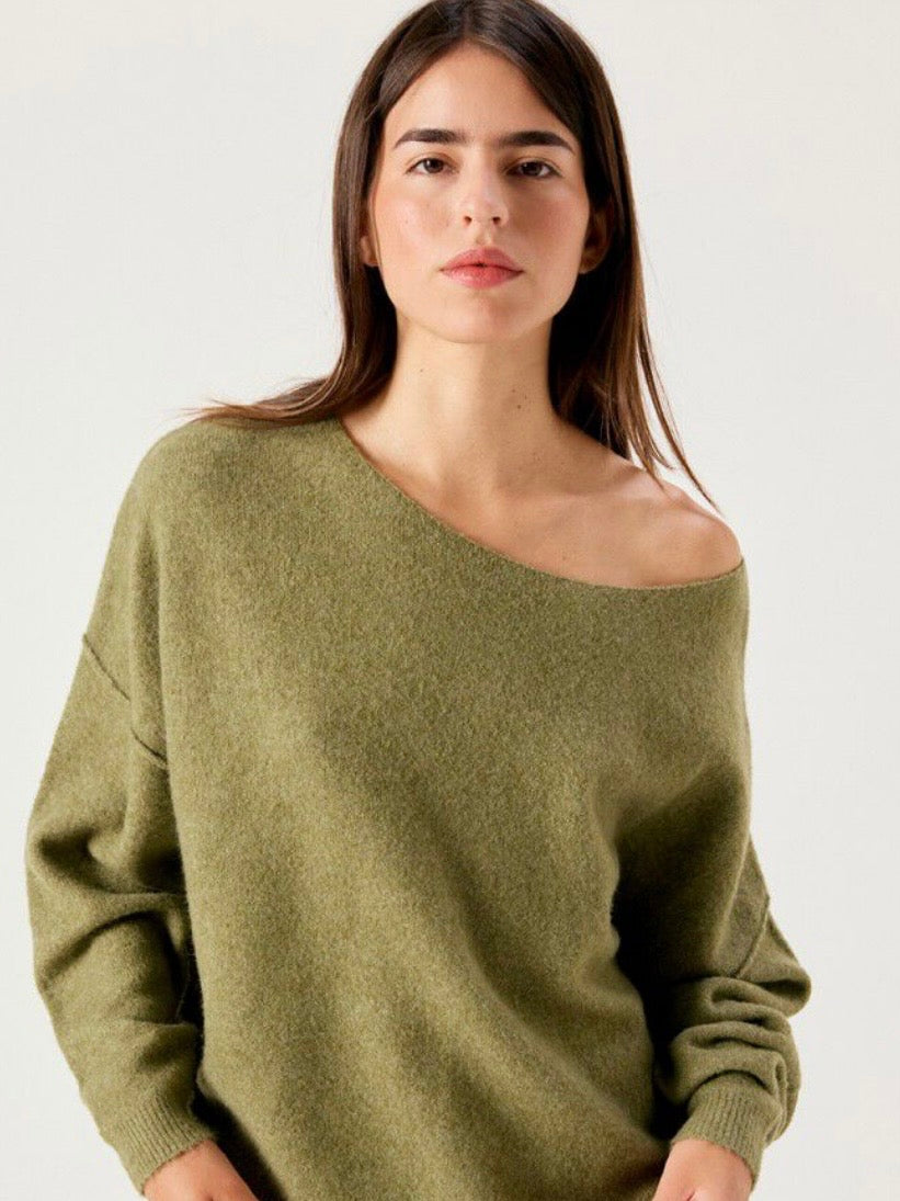 Damsville Pullover, Green