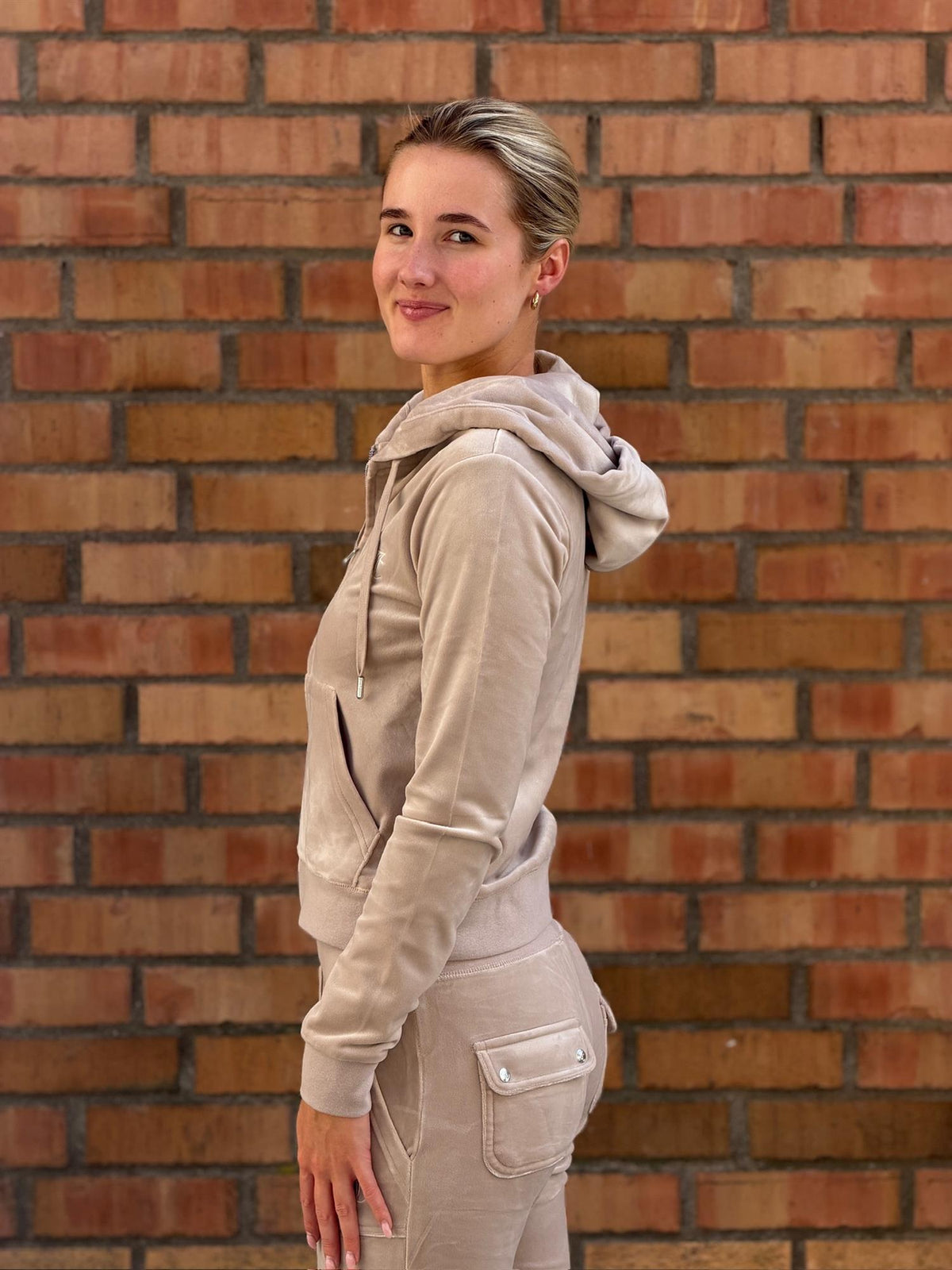 Robertson Hoodie String, Beige