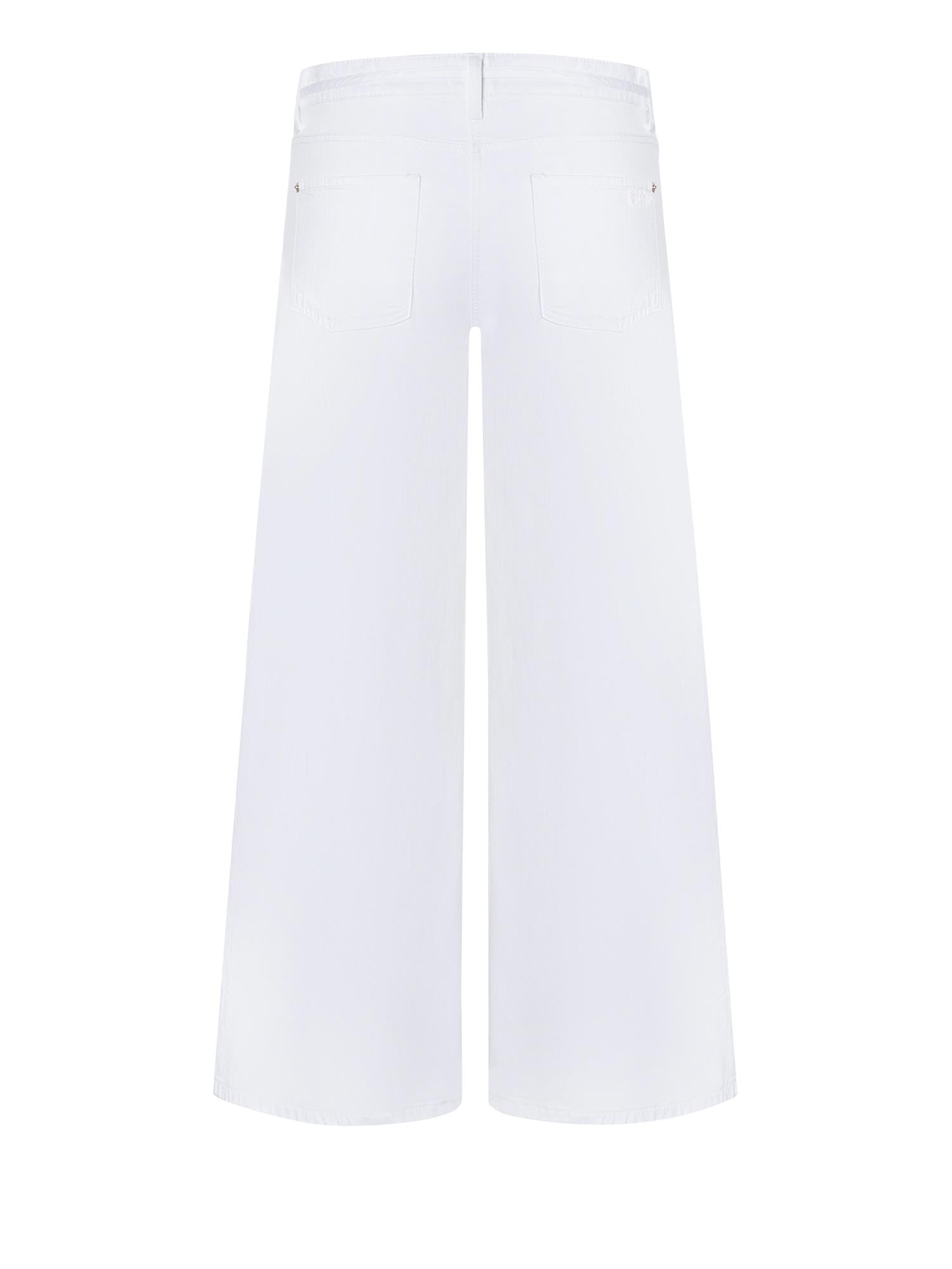 Palazzo Cropped, Fresh White